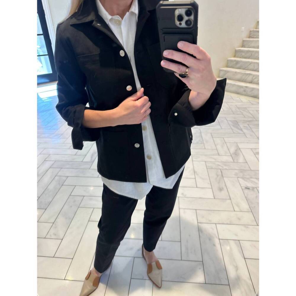 NEW SECULAR brea lightweight jacket in black